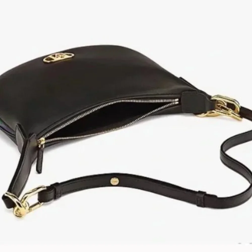 MCM Mode Travia Crescent Hobo Nappa Leather NEW BLACK, sold out everywhere - Picture 4 of 7